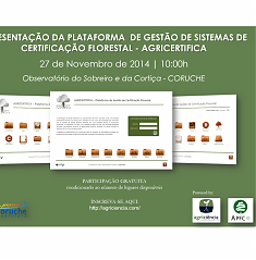 Sessão de Apresentação - AGRICERTIFICA - Plataforma de Gestão de Sistemas de Certificação Florestal